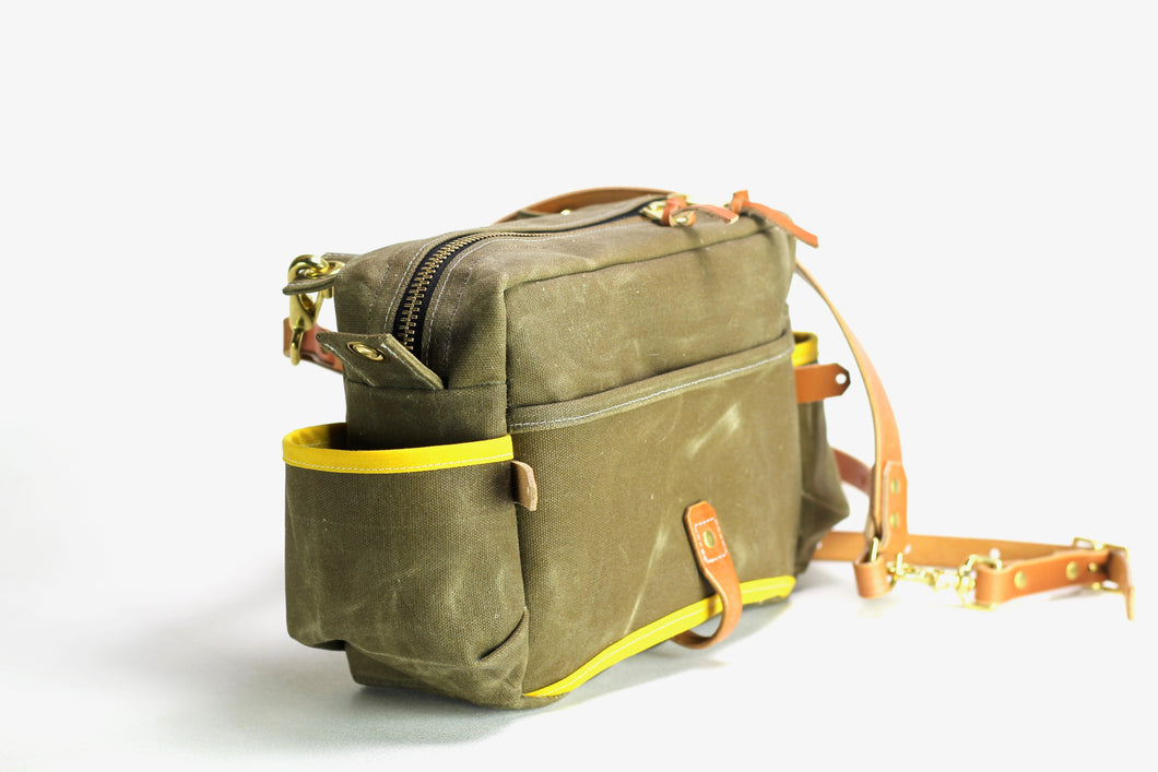 Emerger Fly Fishing Cache Side Bag - Brown
